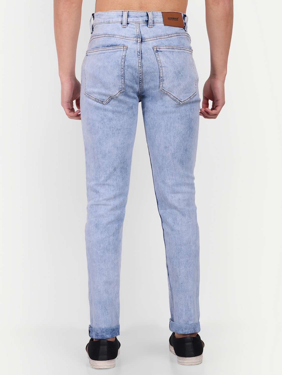 mens slim fit plain jeans - 20131509 - Standard Image - 2