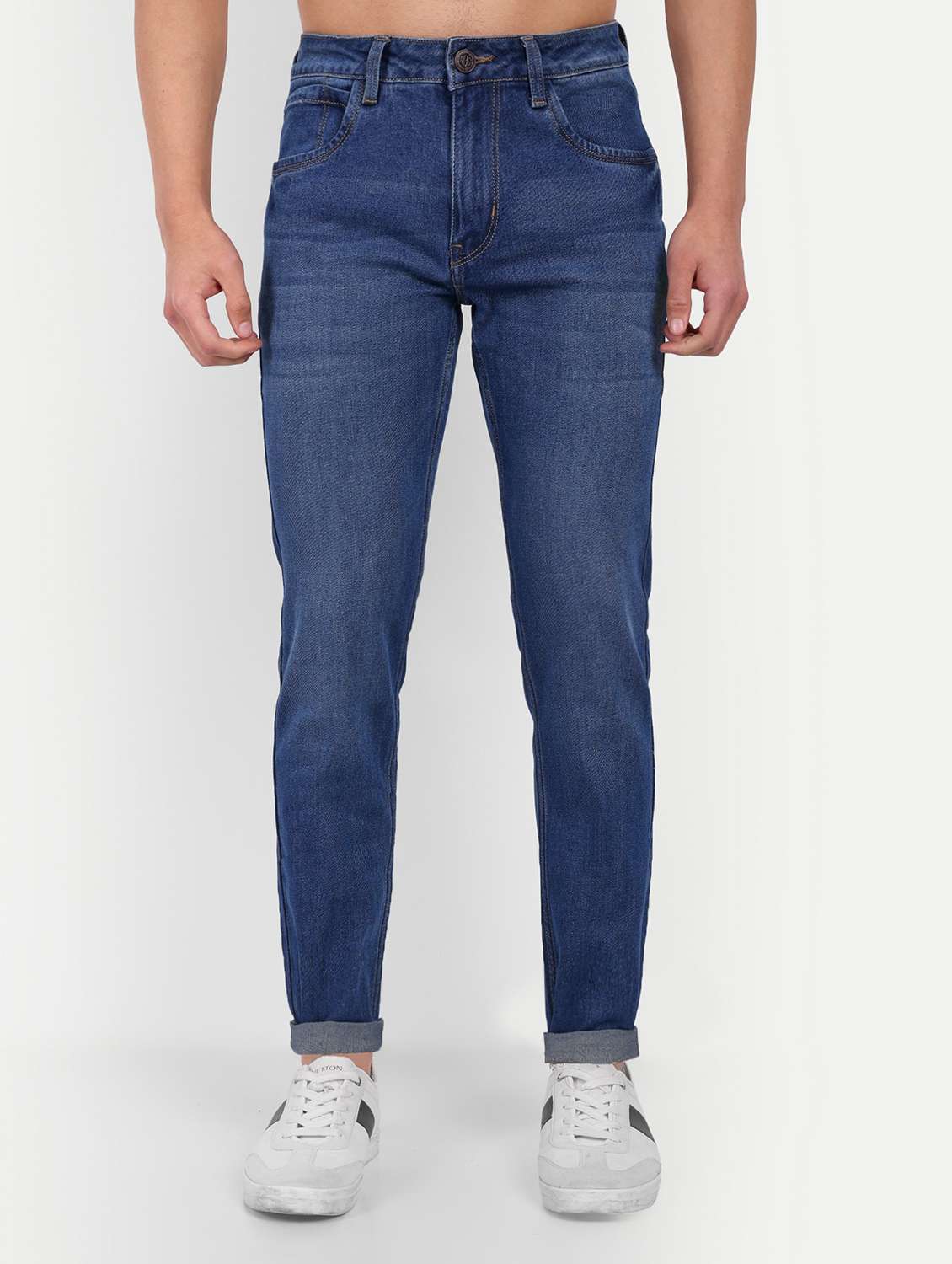 mens slim fit plain jeans - 20131517 -  Zoom Image - 0