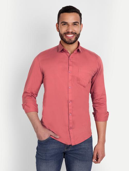 mens solid casual shirt - 20131562 - Standard Image - 0