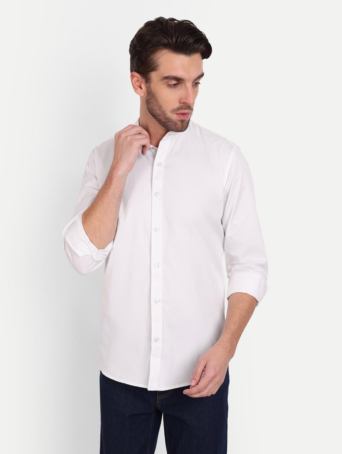 mens solid casual shirt - 20131569 - Zoom Image - 0