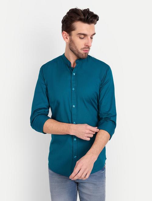 mens solid casual shirt - 20131575 - Standard Image - 0