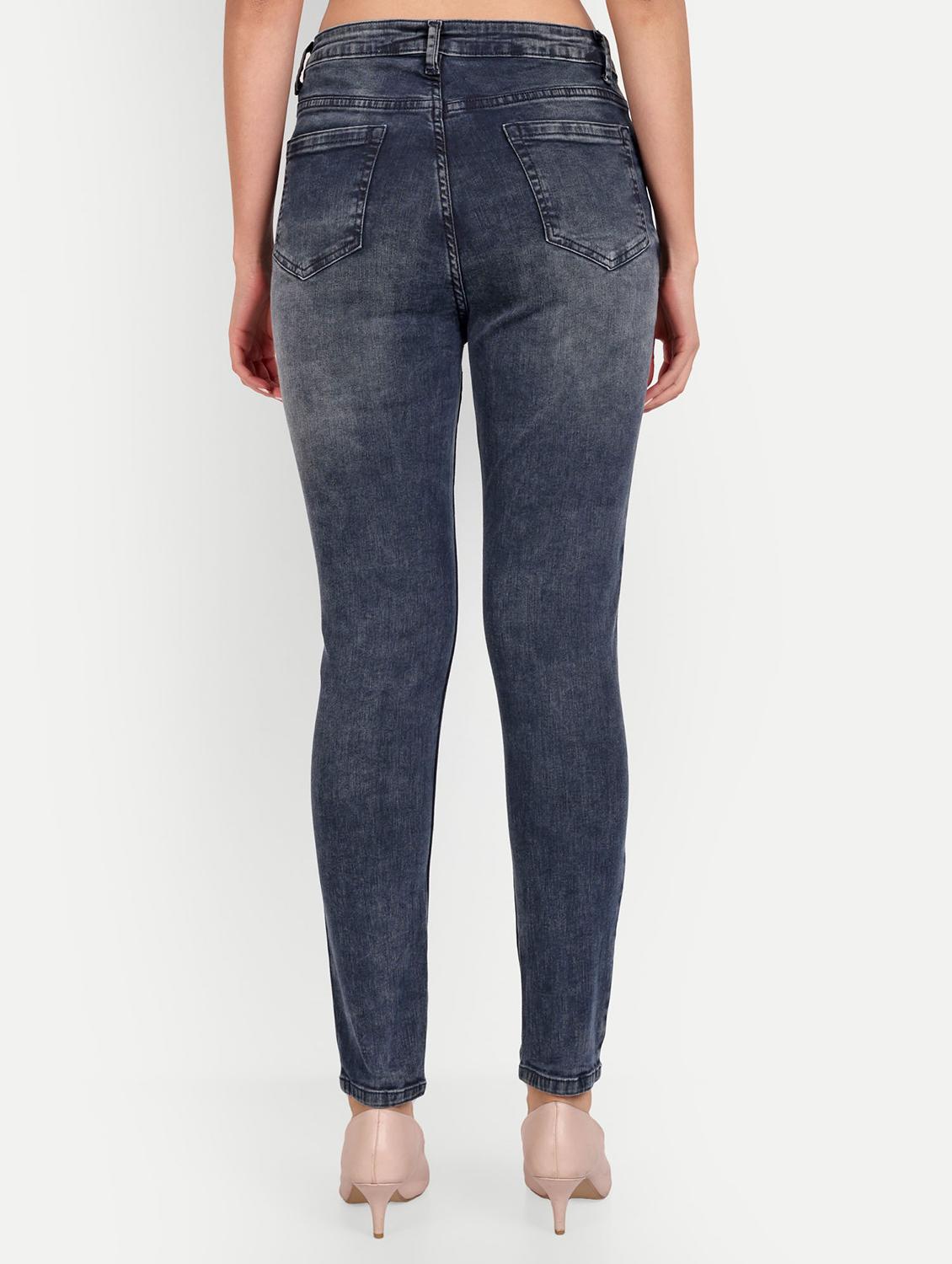 women mid rise denim jeans - 20131608 - Standard Image - 2