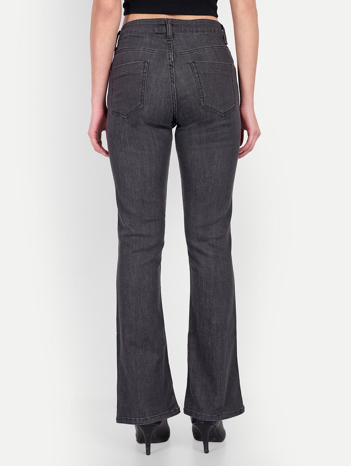 women's plain bootcut jeans - 20131613 - Standard Image - 2
