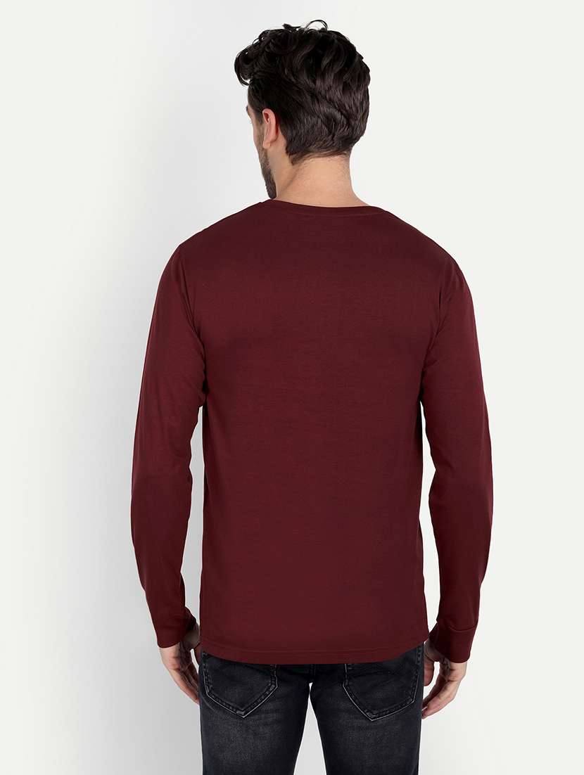 round neck chest printed t-shirt - 20131654 - Standard Image - 2