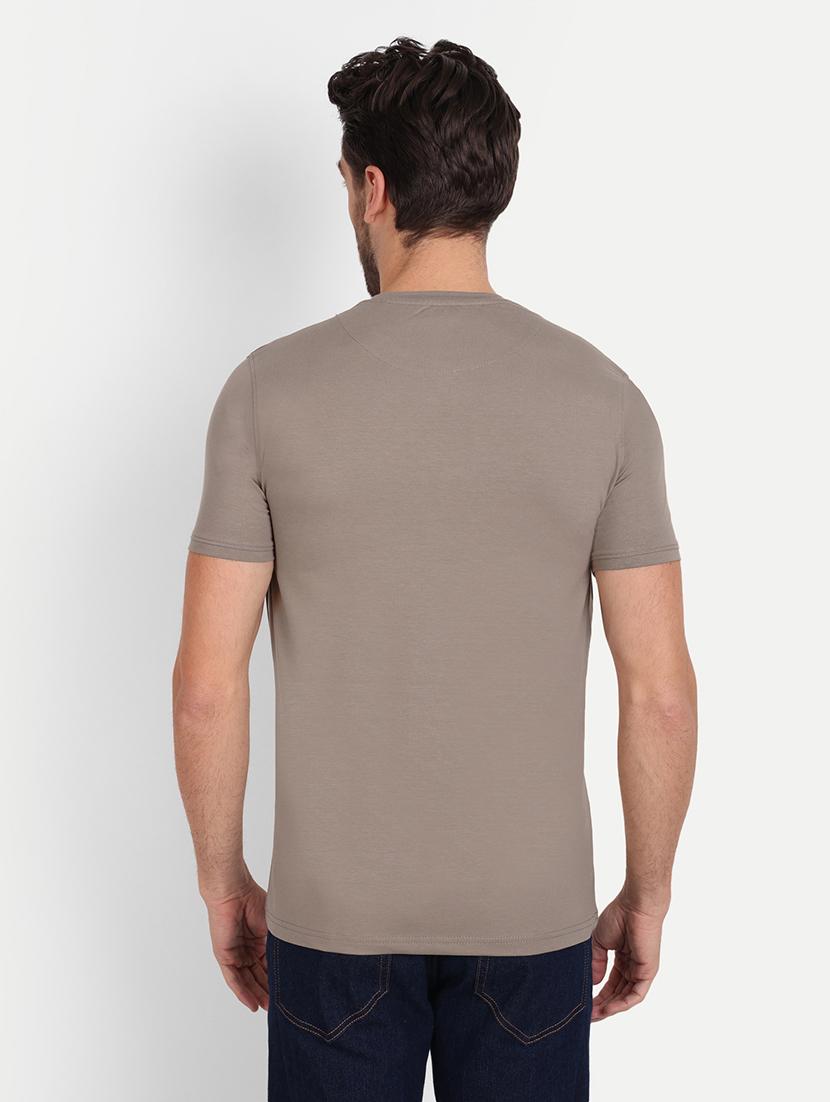 men round neck solids t-shirt - 20131673 - Standard Image - 2
