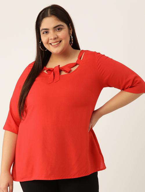women's straight round neck top - 20132120 -  Standard Image - 0