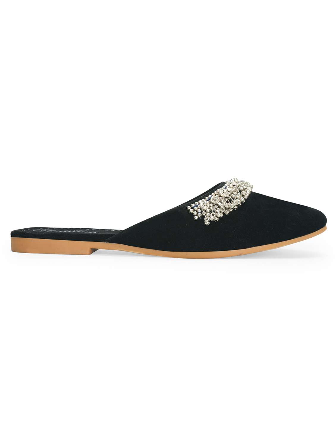 black pu mules sandals - 20132298 -  Standard Image - 2