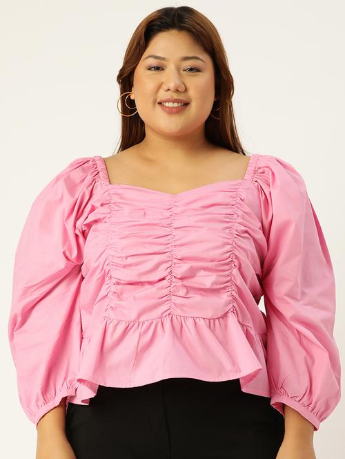 women's peplum sweetheart neck top - 20132475 - Standard Image - 0
