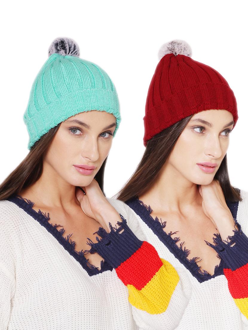 pack of 2 wool cap - 20132503 - Standard Image - 2