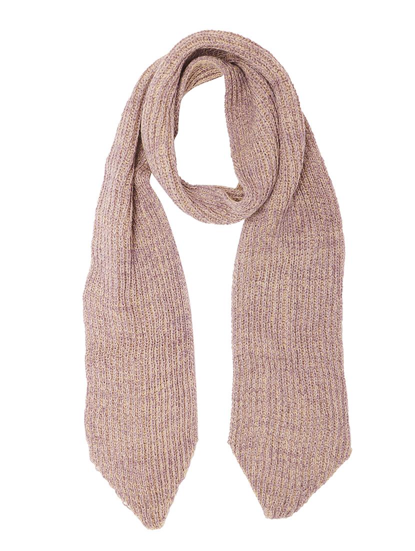 purple set of chunky ponytail beanie and muffler for women - 20132507 - Standard Image - 2