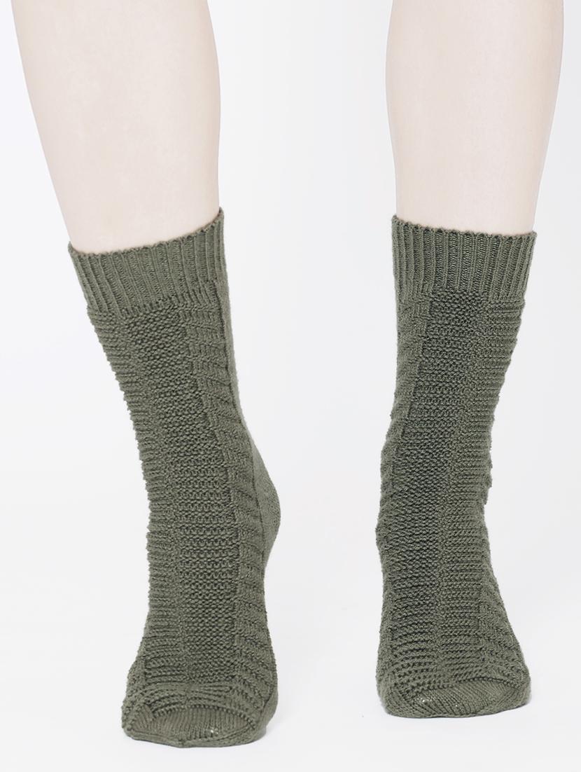 green above ankle length sock - 20132579 - Standard Image - 2