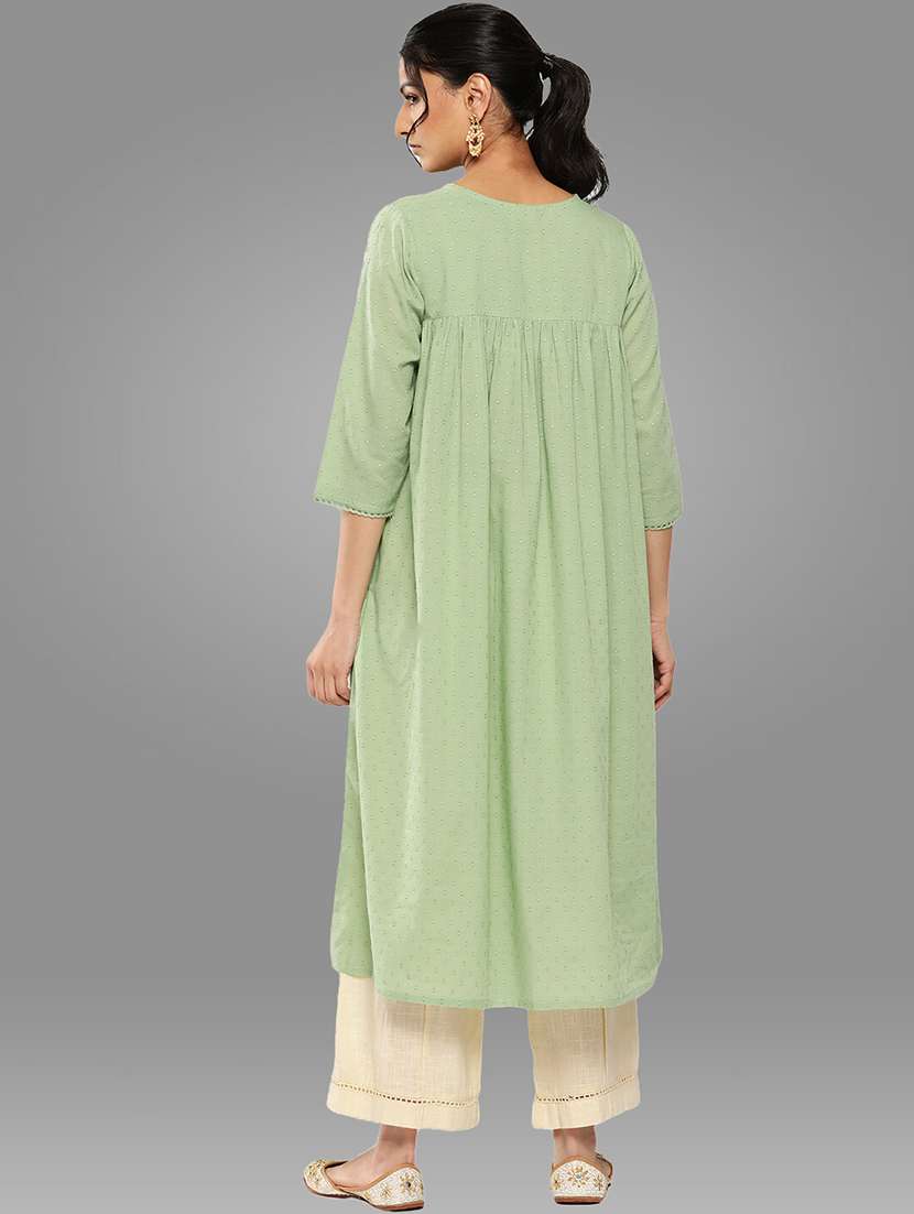 women's flared kurta - 20133029 -  Standard Image - 2