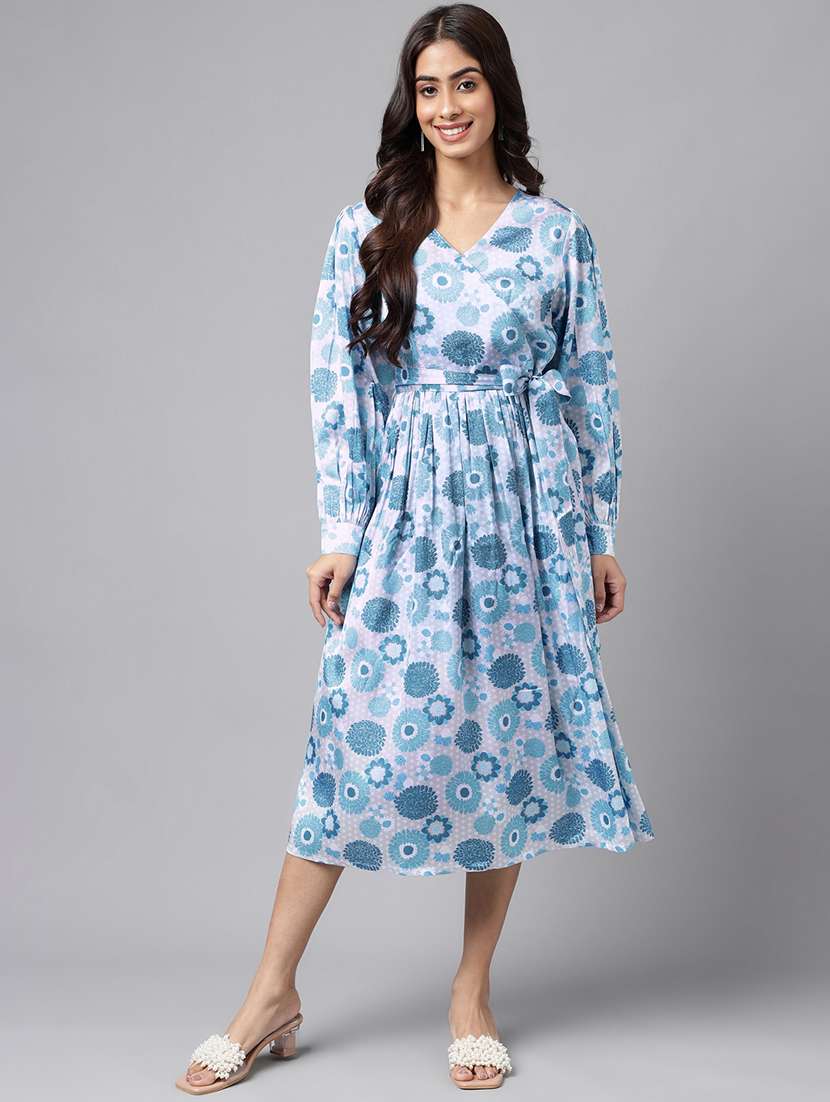 women's fit & flare floral dress