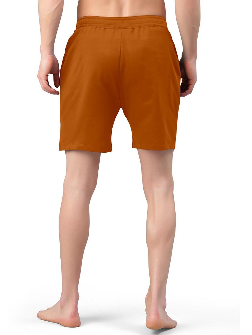 orange color block mid rise short - 20133387 - Standard Image - 2