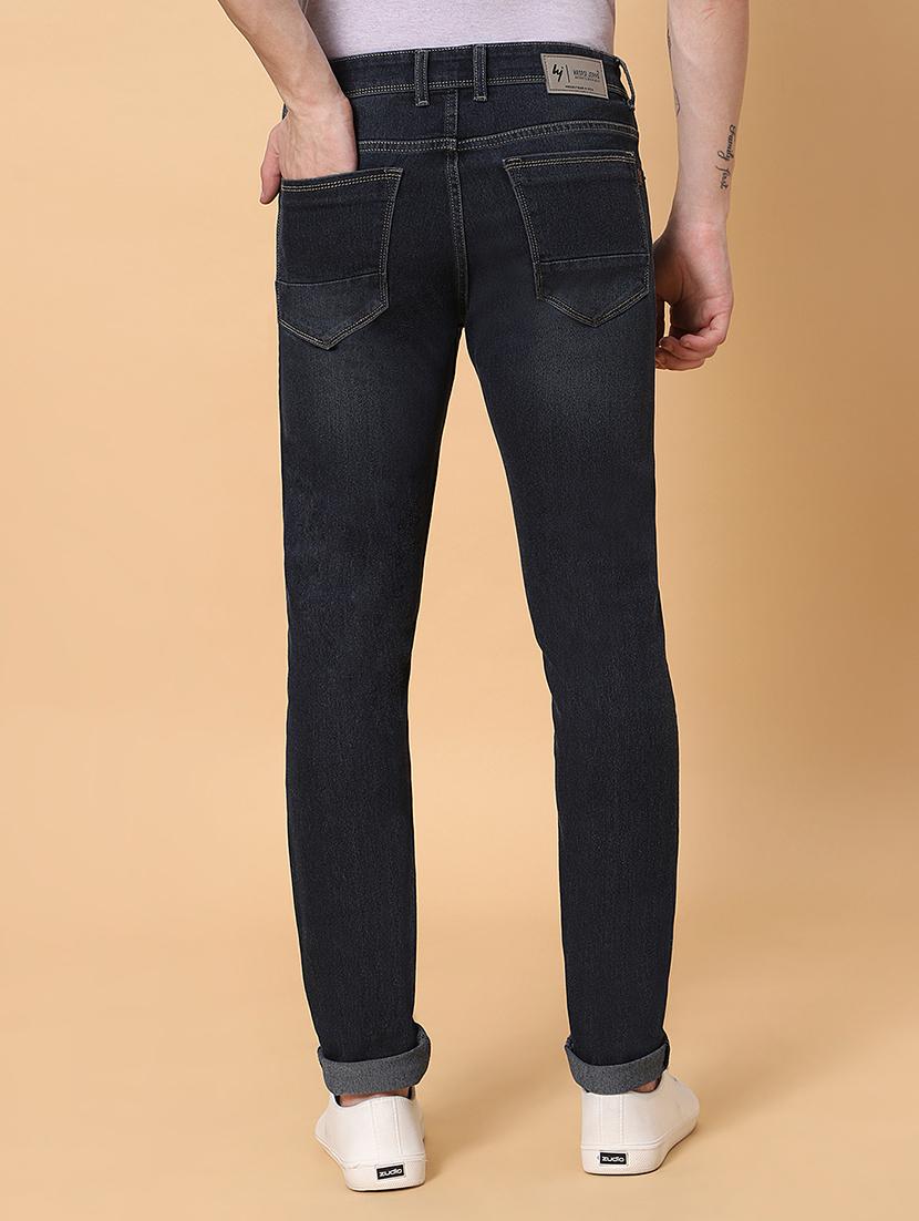 mens slim fit plain jeans - 20133480 - Standard Image - 2