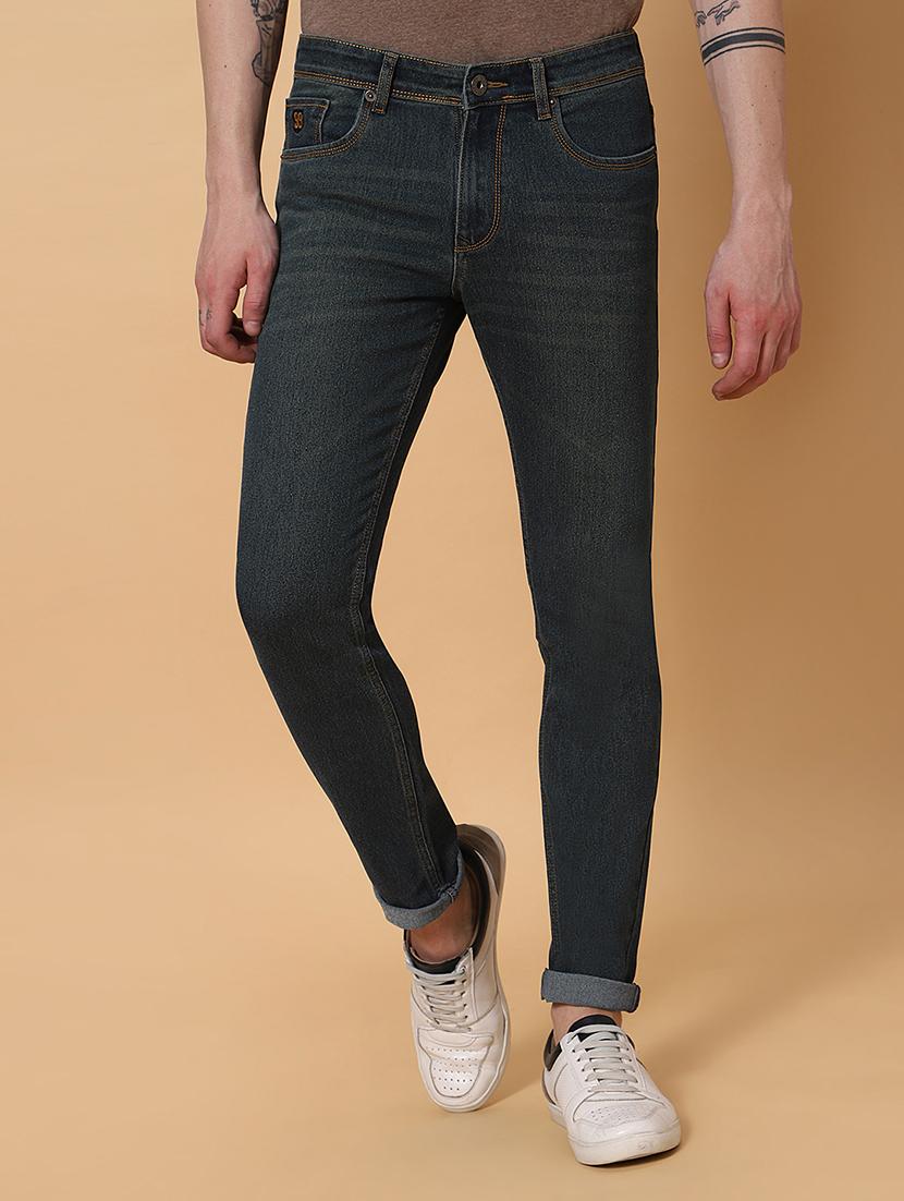 mens slim fit plain jeans - 20133481 - Zoom Image - 0