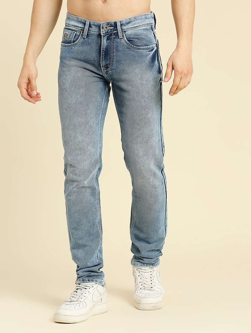 mens slim fit plain jeans