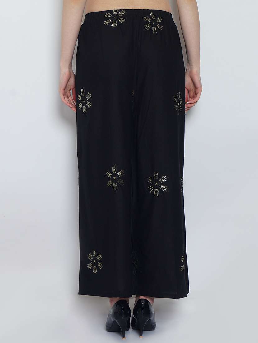 pack of 2 solid flared palazzo - 20134960 -  Standard Image - 2