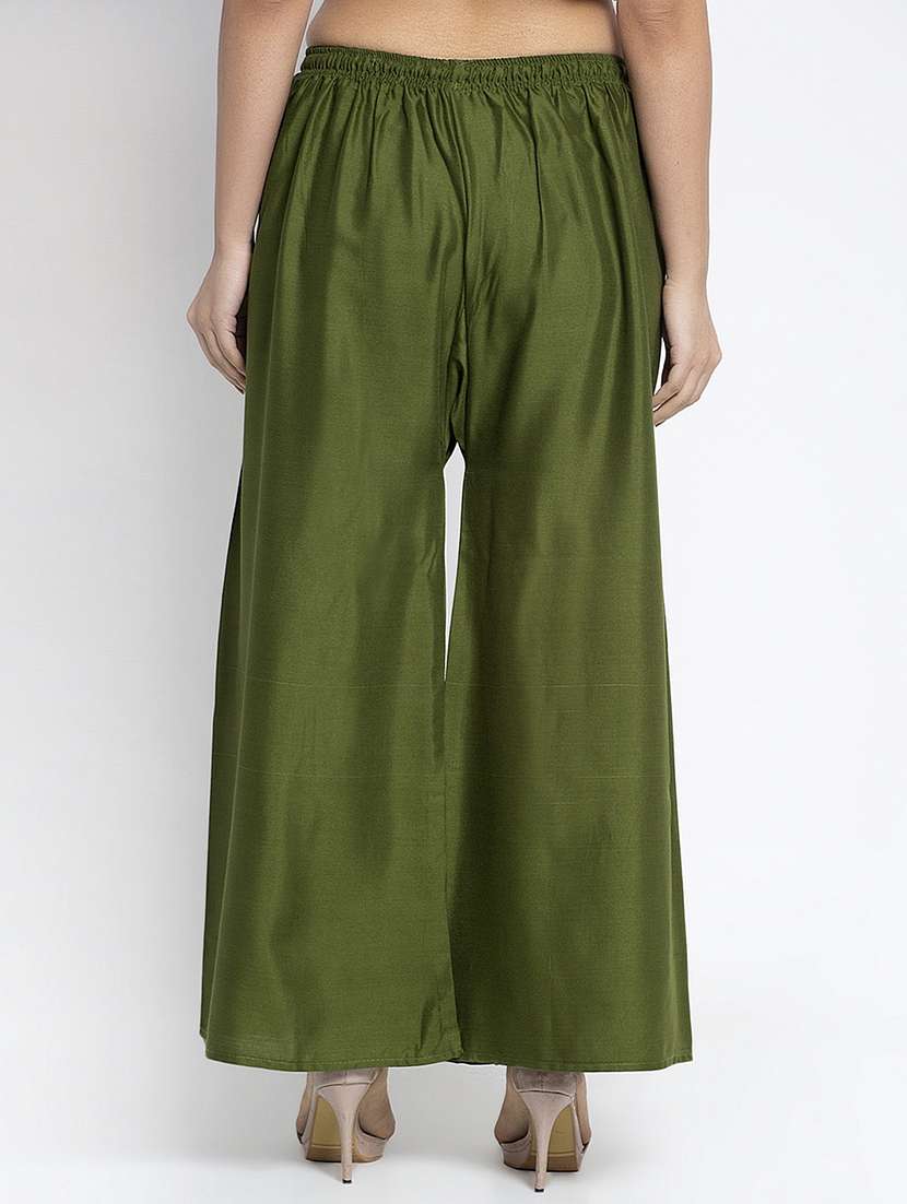 pack of 2 solid flared palazzo - 20134992 -  Standard Image - 2