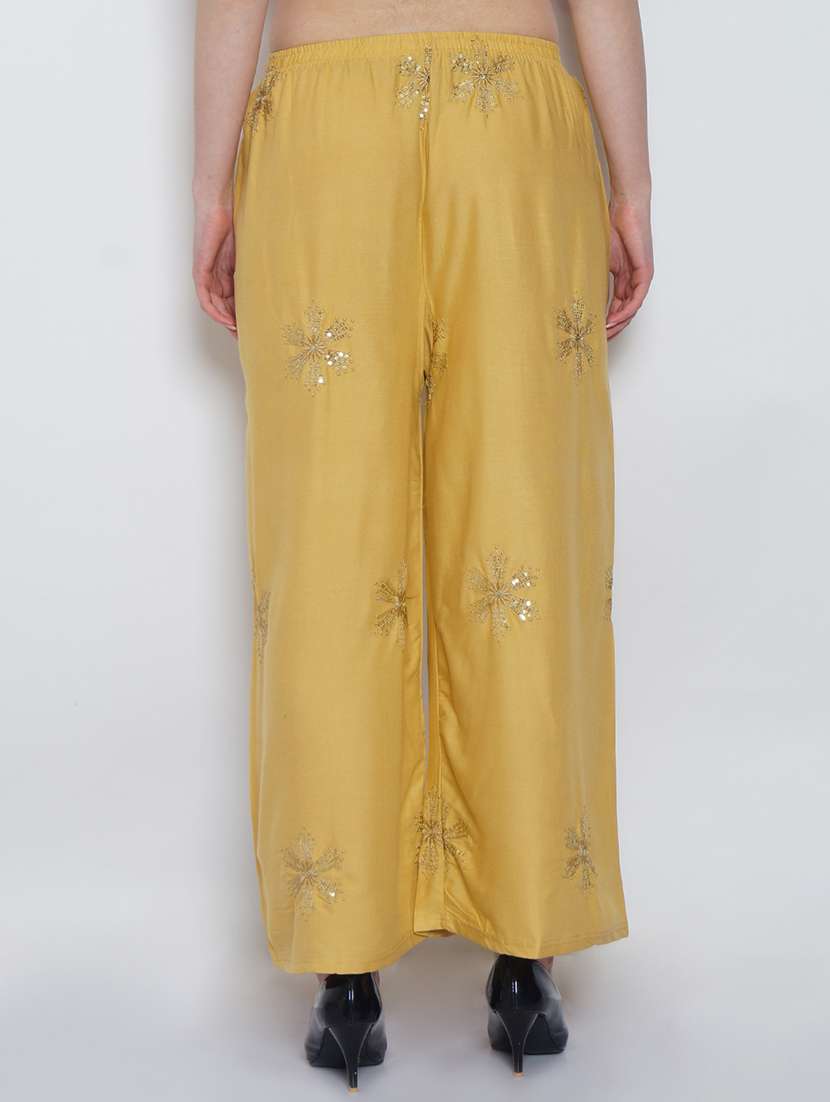 pack of 2 solid flared palazzo - 20135002 -  Standard Image - 2