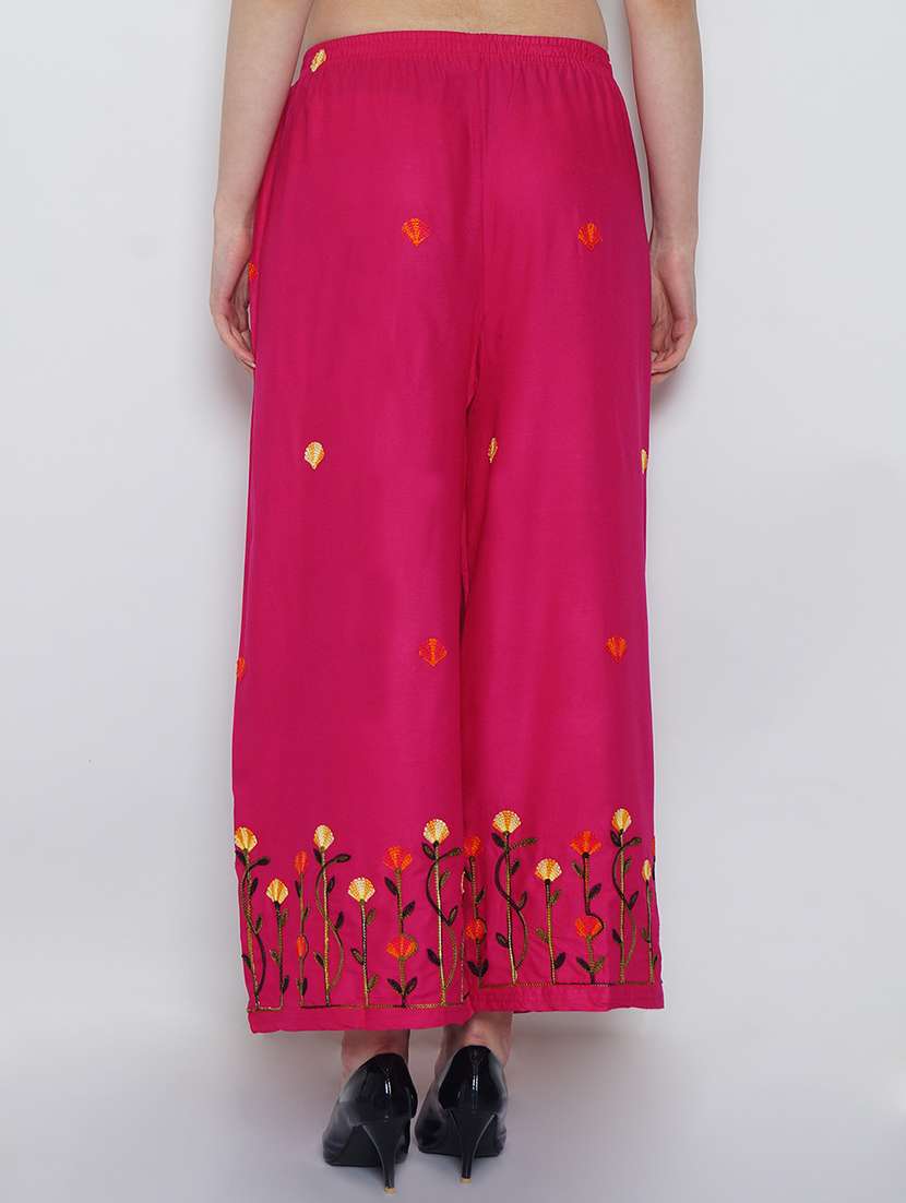 pack of 2 solid flared palazzo - 20135014 -  Standard Image - 2