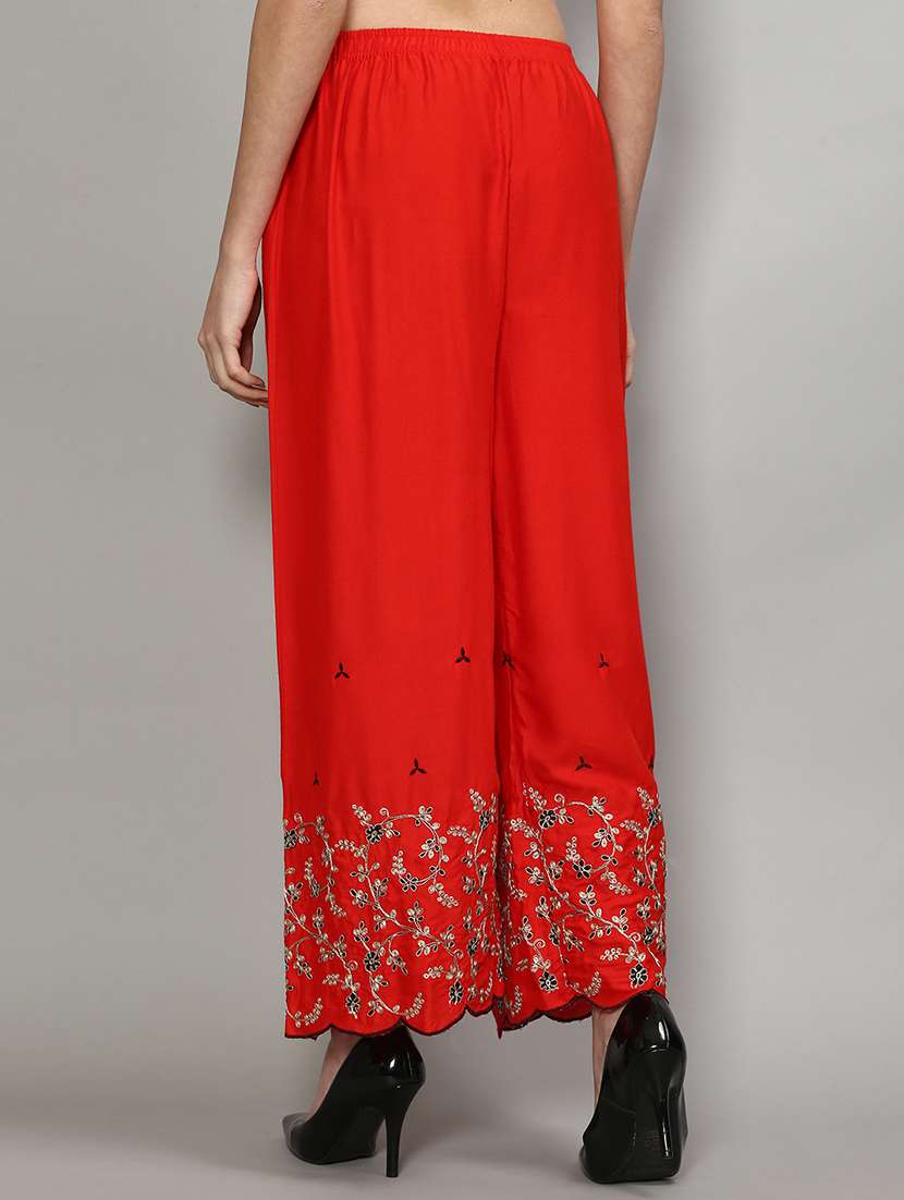 pack of 2 solid flared palazzo - 20135073 -  Standard Image - 2