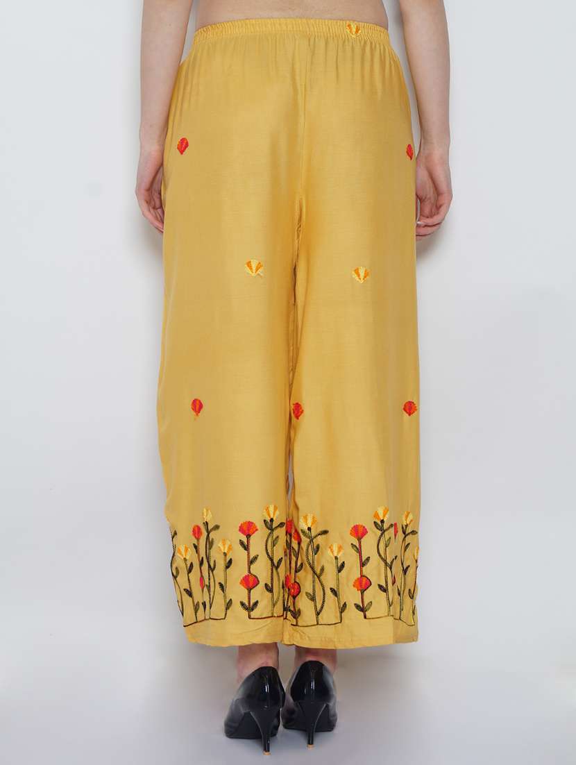 pack of 2 solid flared palazzo - 20135098 -  Standard Image - 2