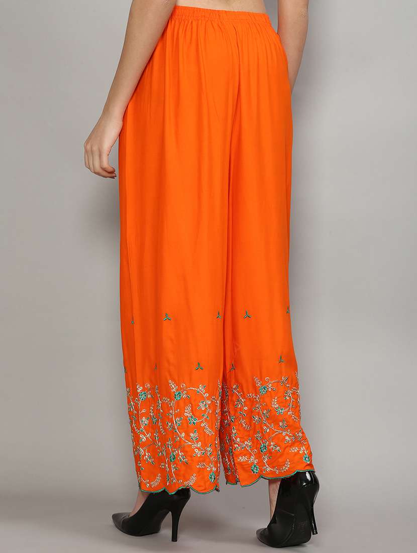 pack of 2 solid flared palazzo - 20135137 -  Standard Image - 2