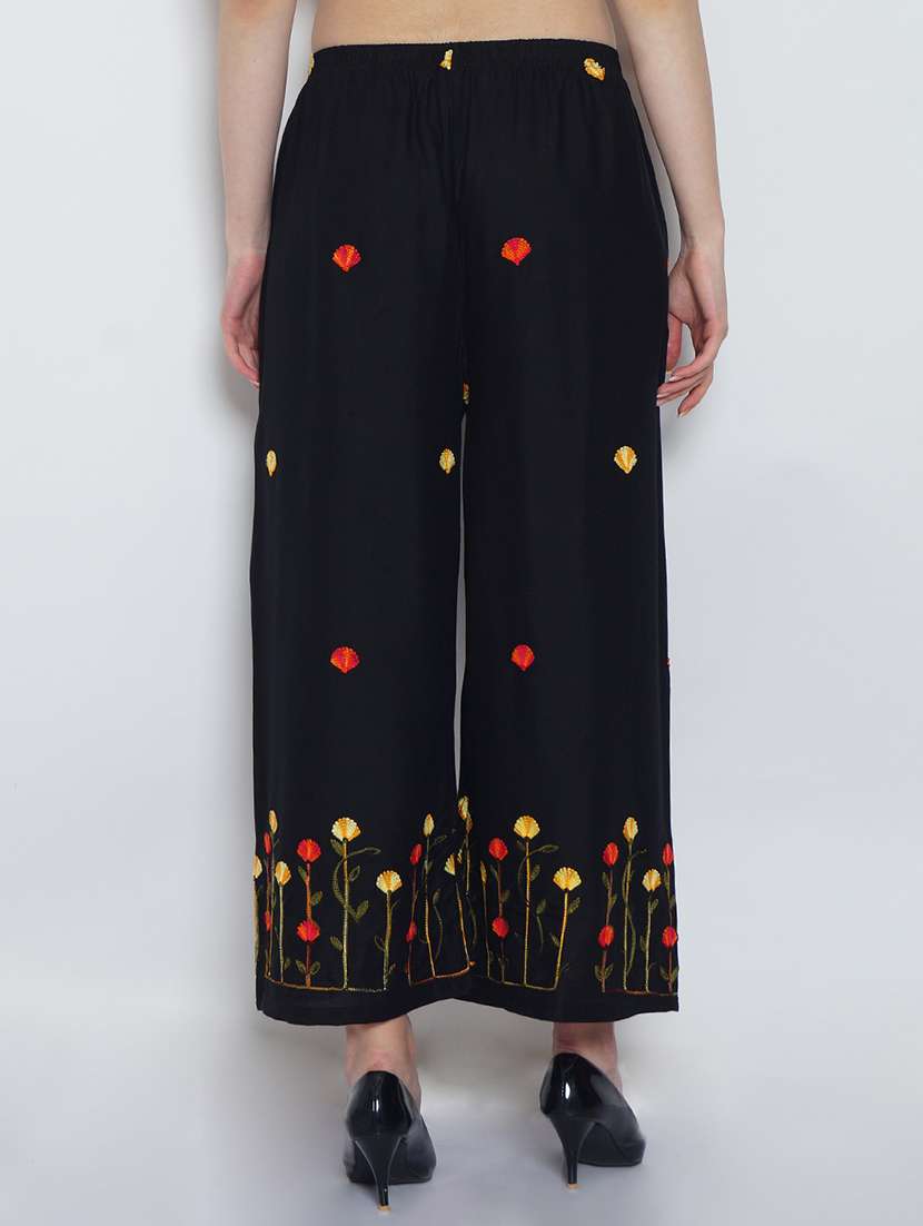 pack of 2 solid flared palazzo - 20135168 -  Standard Image - 2