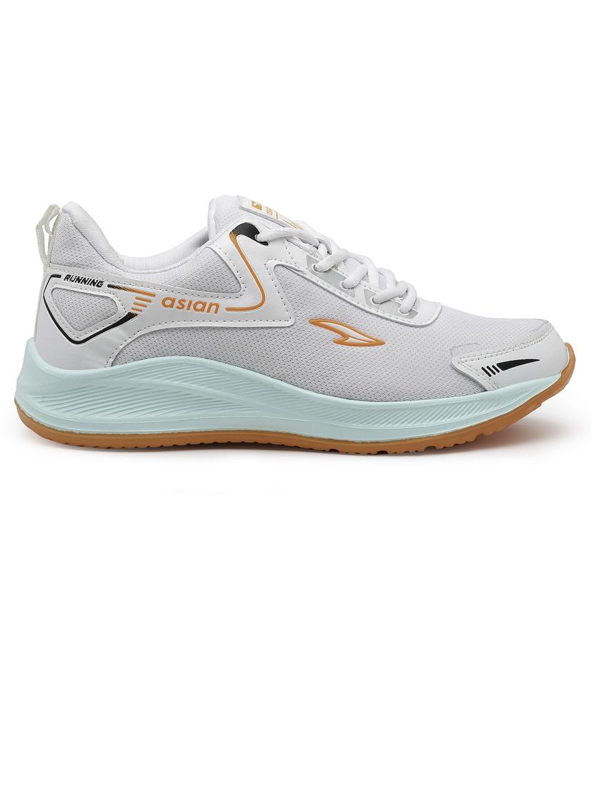 white lace up sport shoes - 20135456 - Standard Image - 2
