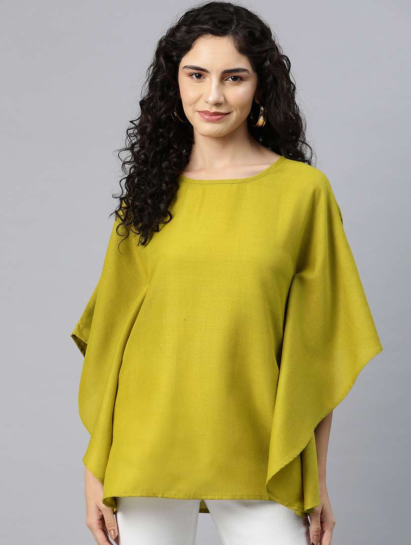 women's straight round neck top - 20135560 -  Zoom Image - 0