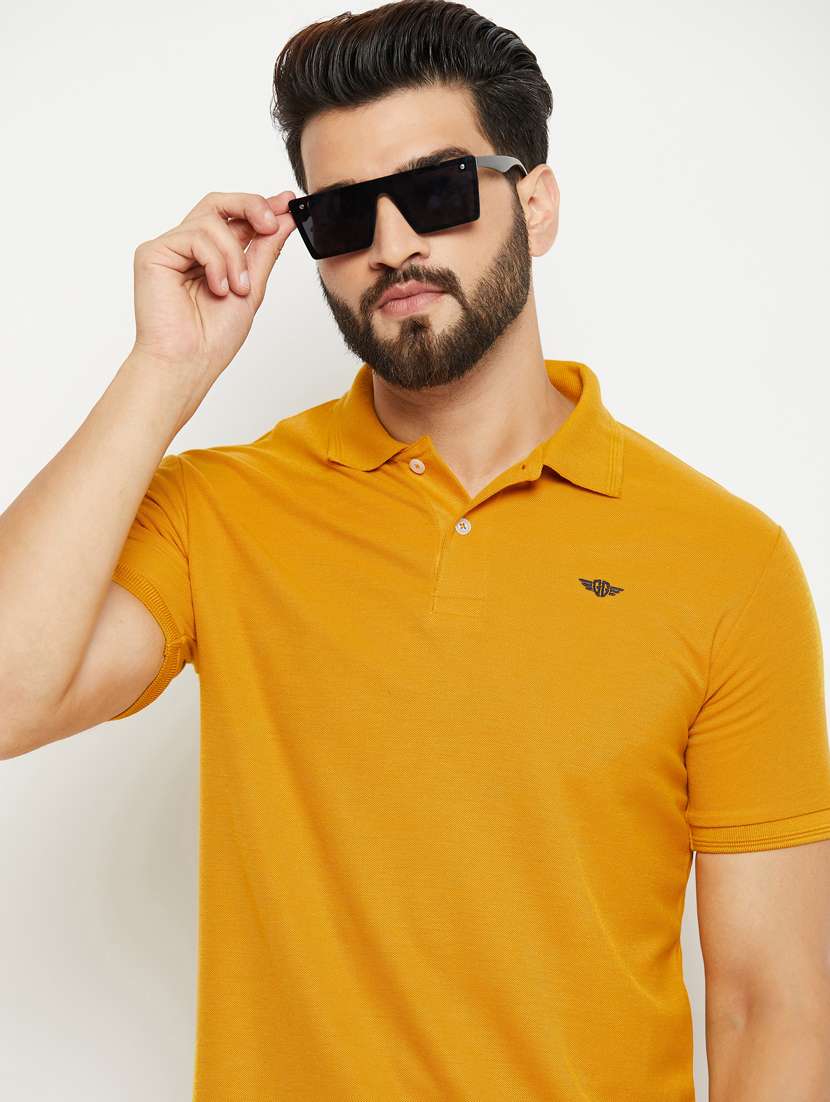 men solid polo t-shirt - 20136462 -  Standard Image - 2