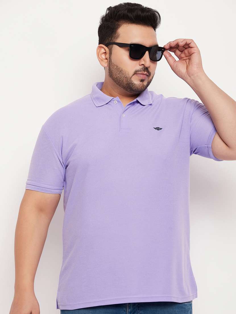 plus size solid polo t-shirt - 20136497 -  Standard Image - 2