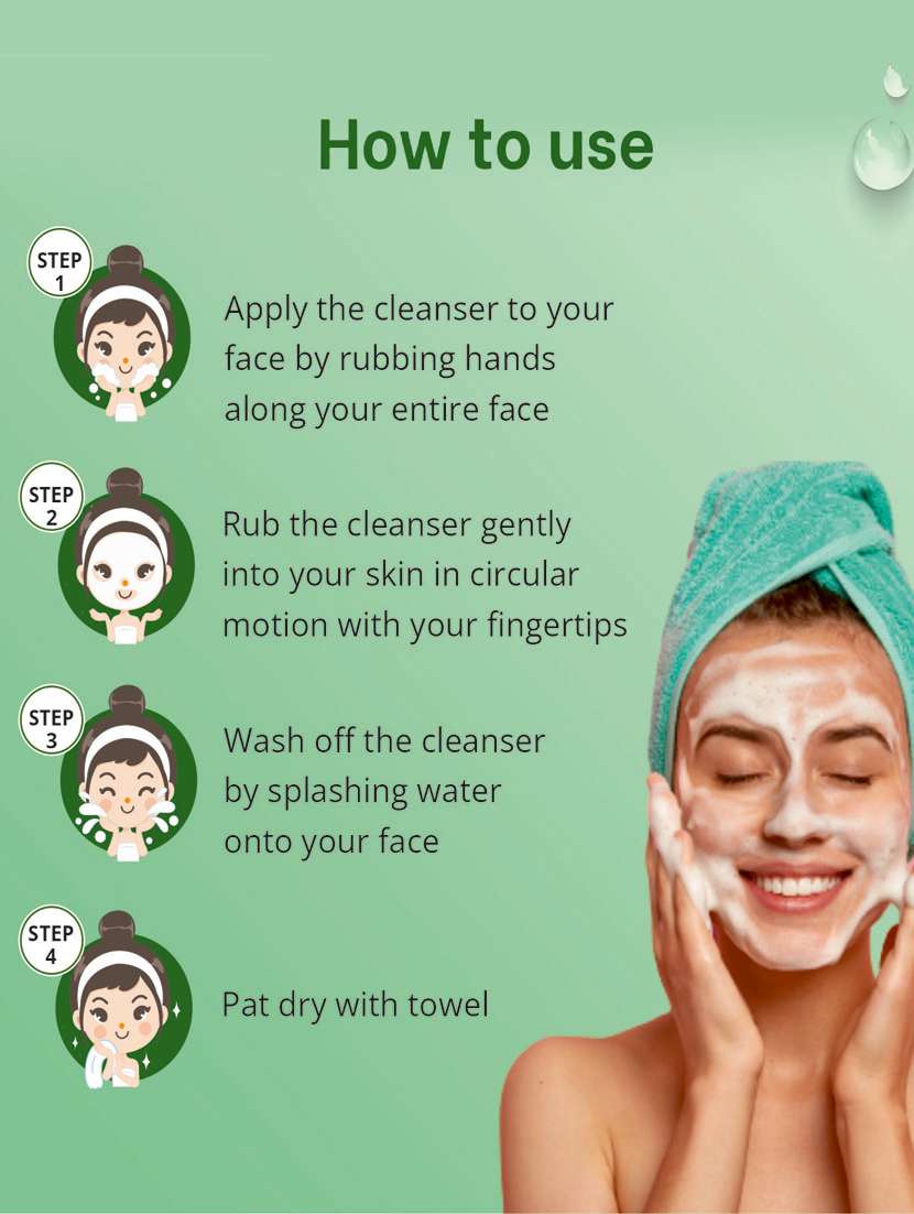 globus naturals aloe vera neem tulsi face wash 75gm, set of 3 - 20136704 -  Standard Image - 2