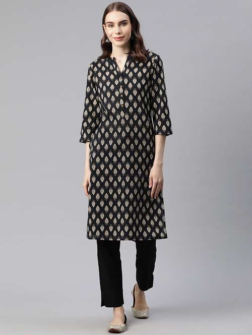 women's straight kurta - 20136760 -  Standard Image - 0