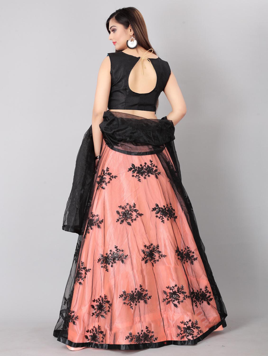 women multi colored flared lehenga - 20136926 - Standard Image - 2