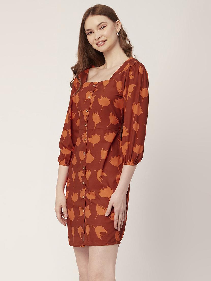 women's sheath floral dress - 20148638 - Standard Image - 2