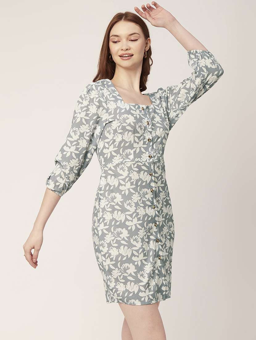 women's sheath floral dress - 20148639 -  Standard Image - 2