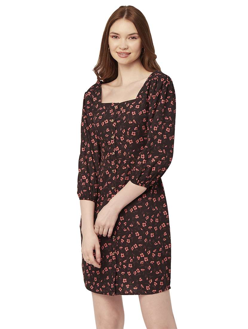 women's sheath floral dress