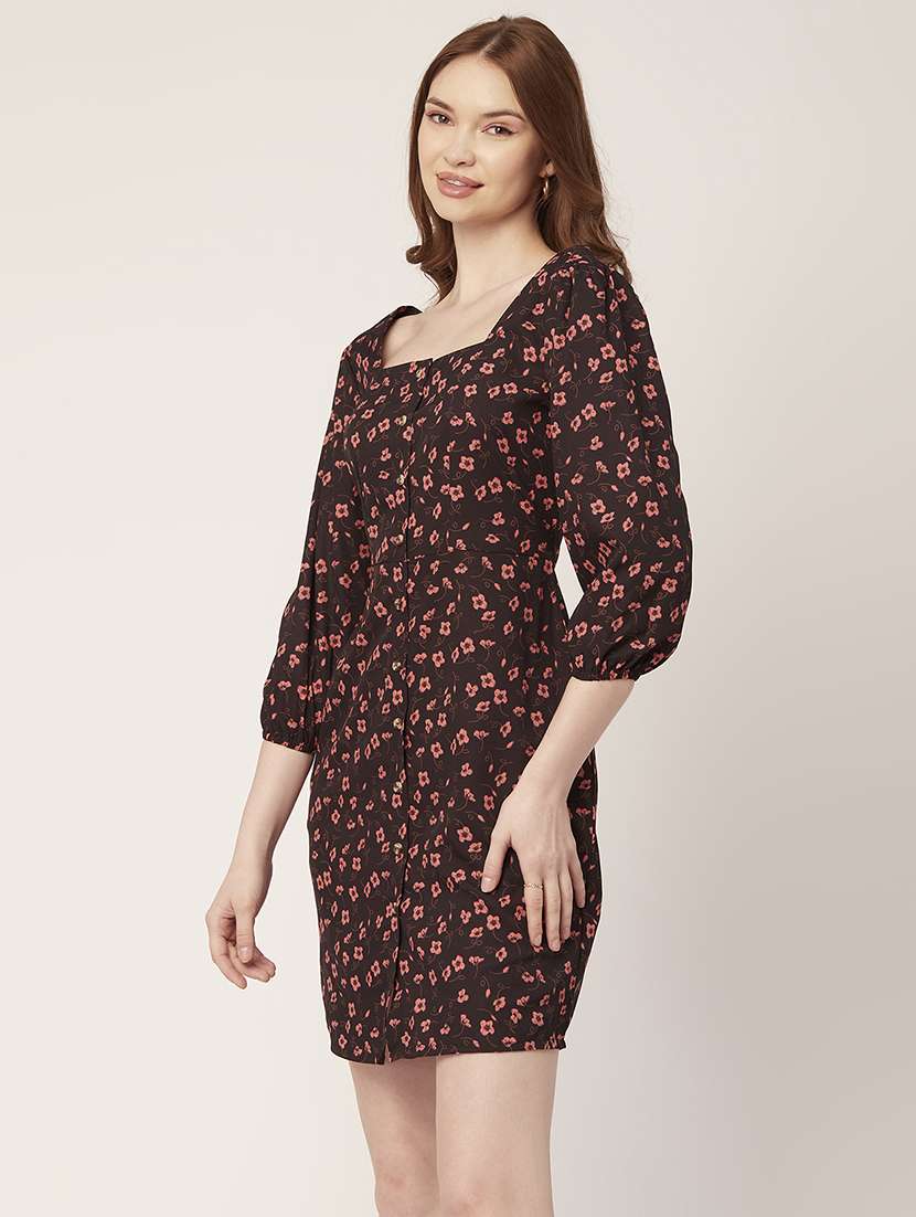 women's sheath floral dress - 20148640 -  Standard Image - 2