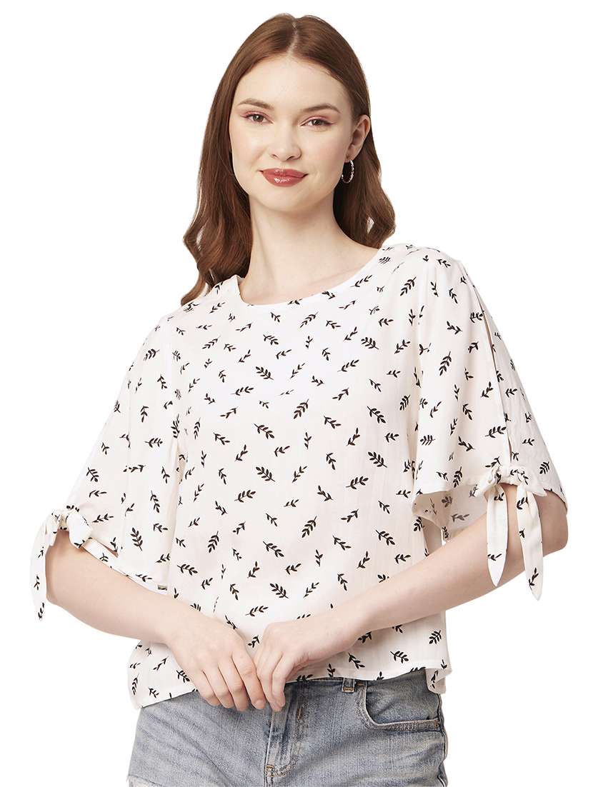 women's straight round neck top