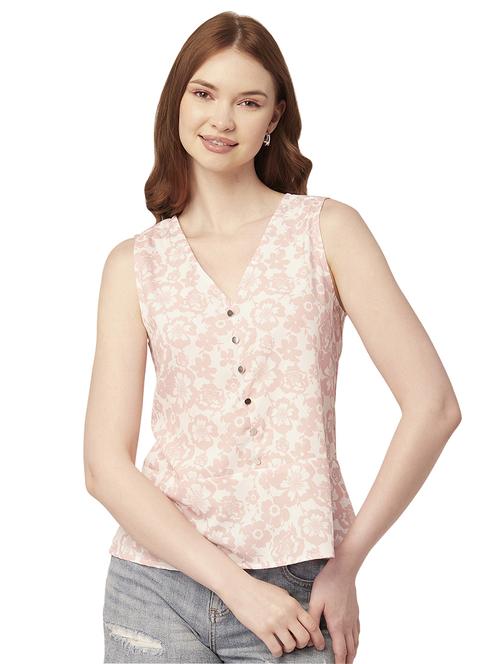 women's a line v neck top - 20148995 -  Standard Image - 0