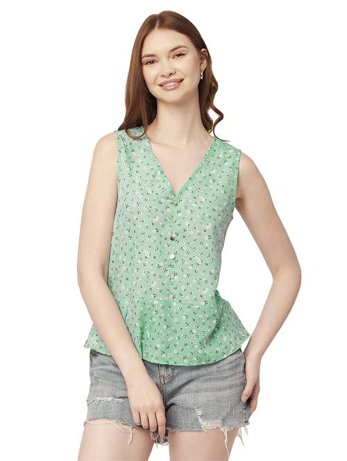 women's a line v neck top - 20148996 -  Standard Image - 0