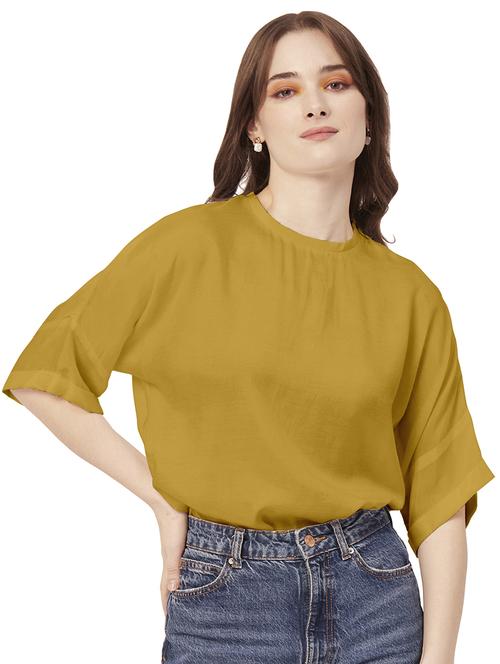 women's straight round neck top - 20149019 -  Standard Image - 0