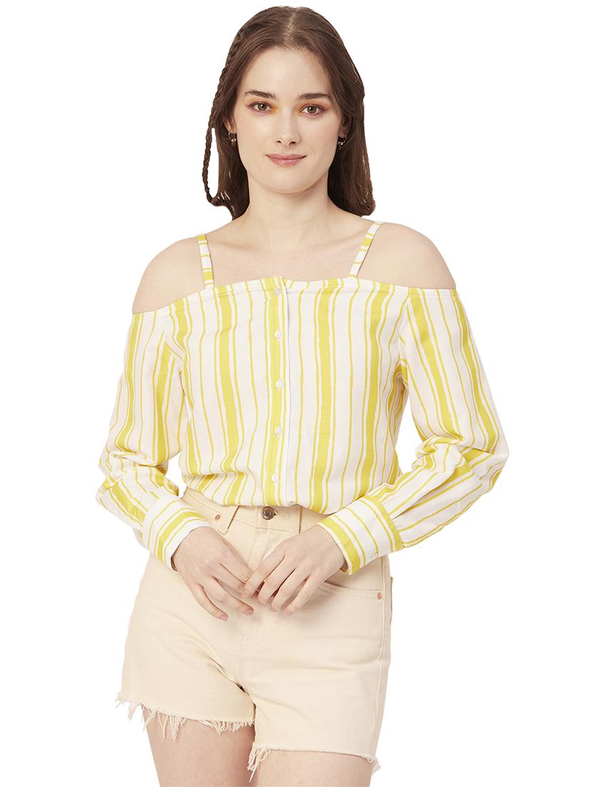 women's crop shoulder strap top - 20149048 -  Zoom Image - 0