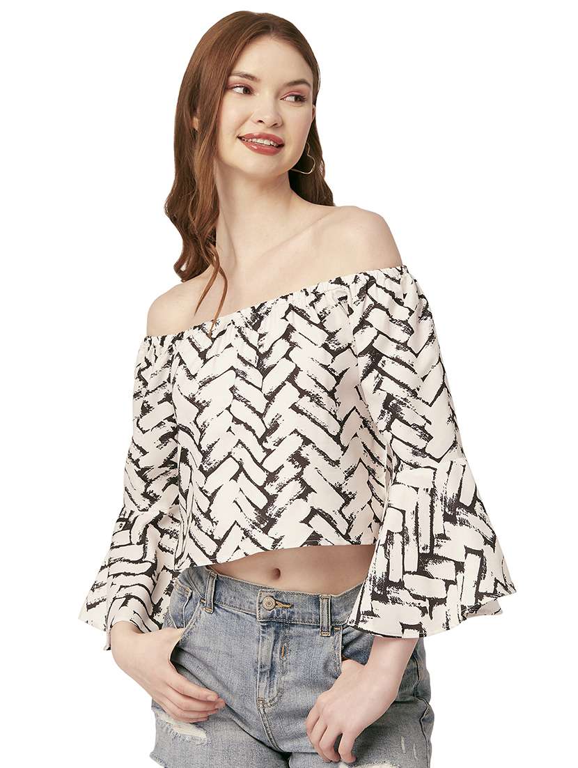 women's straight off shoulder top