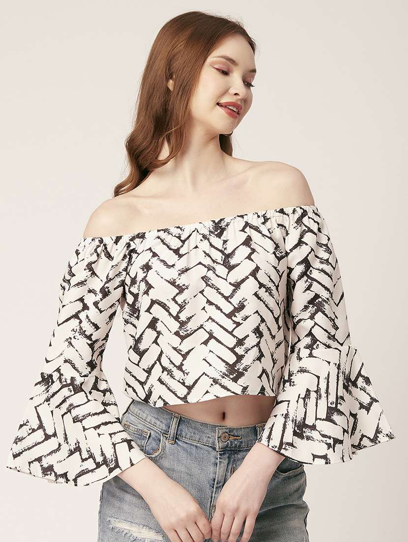 women's straight off shoulder top - 20149068 -  Standard Image - 2