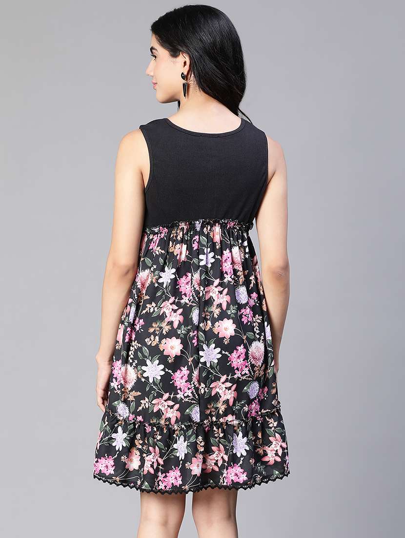 women's tiered dress floral dress - 20149231 -  Standard Image - 2