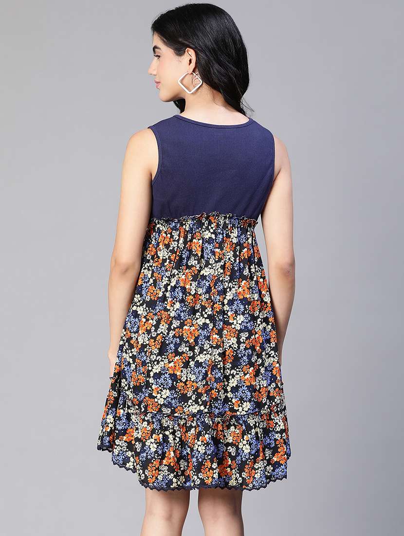 women's tiered dress floral dress - 20149232 -  Standard Image - 2