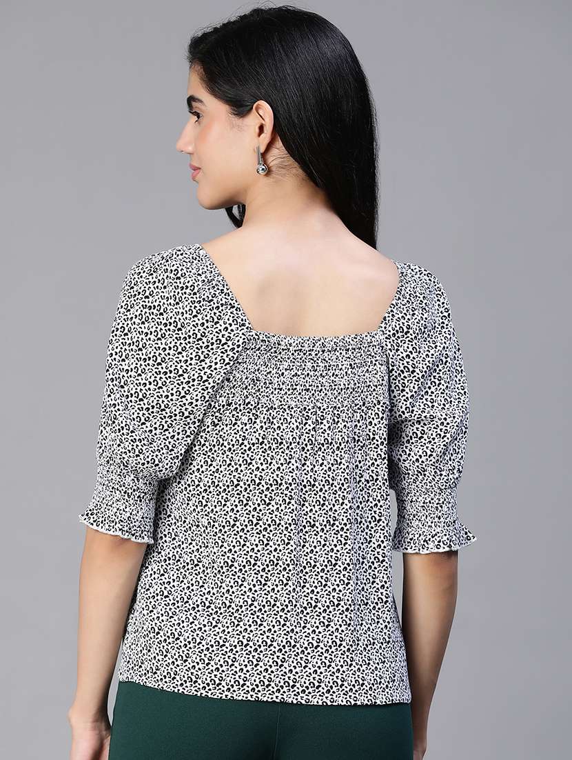 women's straight square neck top - 20149285 - Standard Image - 2